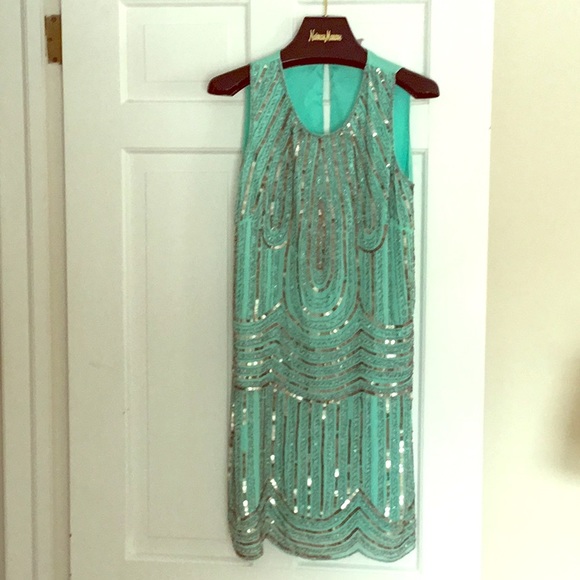1920s Gatsby style sequin flapper dress - Picture 1 of 3
